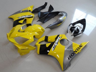 Affordable 2004-2007 Honda CBR600 F4i Motorcycle Fairings - Yellow Silver Glossy Black Australia