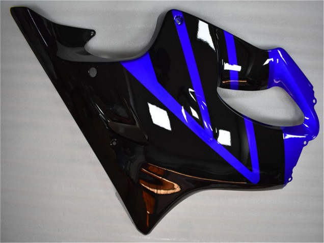 2004-2007 Honda CBR600 F4i Motorcycle Fairing Kits - Blue Glossy Black Australia
