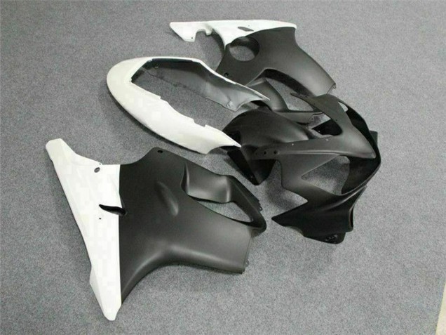 2004-2007 Honda CBR600 F4i Motorcycle Fairings - White Matte Black Australia