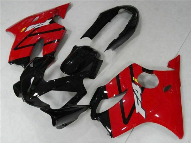 2004-2007 Honda CBR600 F4i Bike Fairings - Red Glossy Black Australia