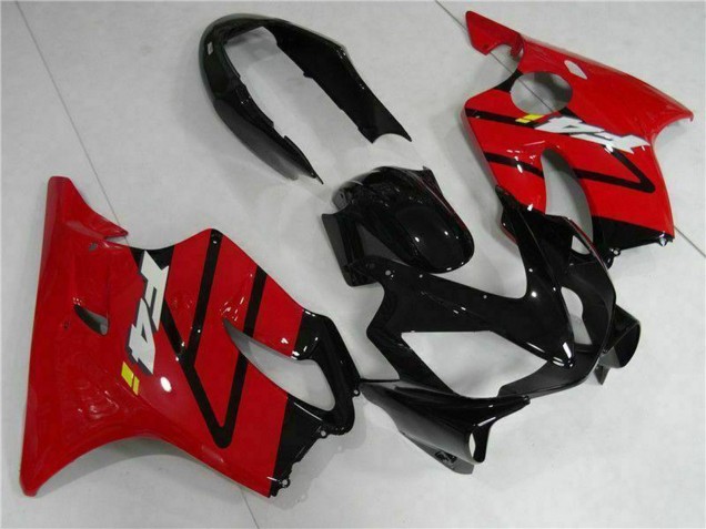 2004-2007 Honda CBR600 F4i Bike Fairings - Red Glossy Black Australia