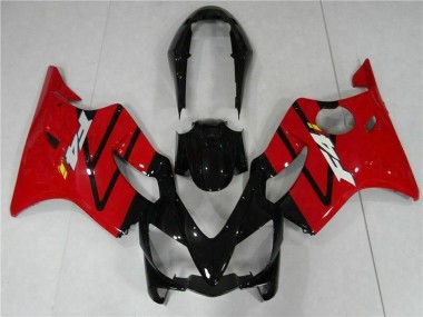 Affordable 2004-2007 Honda CBR600 F4i Bike Fairings - Red Glossy Black Australia