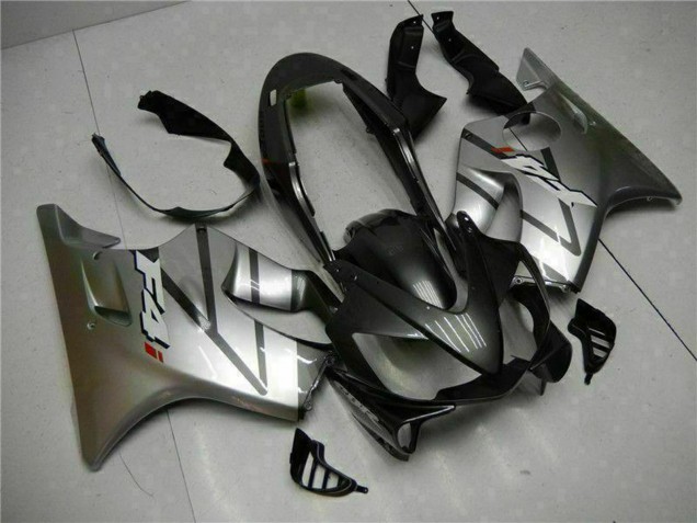 2004-2007 Honda CBR600 F4i Motorcycle Fairings - Silver Matte Black Australia