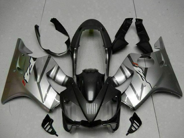 2004-2007 Honda CBR600 F4i Motorcycle Fairings - Silver Matte Black Australia