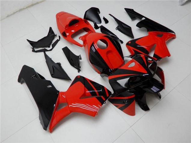 2005-2006 Honda CBR600RR Abs Fairings - Red Black Australia