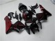 2005-2006 Honda CBR600RR Motorcycle Fairing Kits - Glossy Black Red Flame Australia