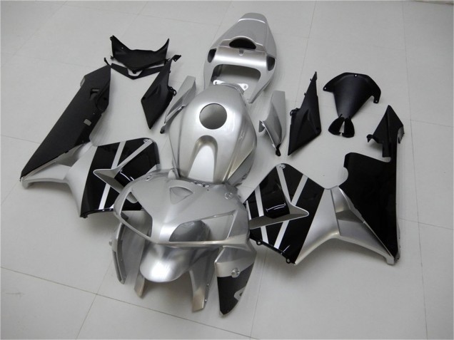 2005-2006 Honda CBR600RR Motorcycle Fairing - Silver Black Australia
