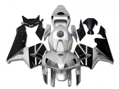 Affordable 2005-2006 Honda CBR600RR Motorcycle Fairing - Silver Black Australia