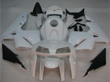 Affordable 2005-2006 Honda CBR600RR Motorcycle Fairing Kits - White Australia