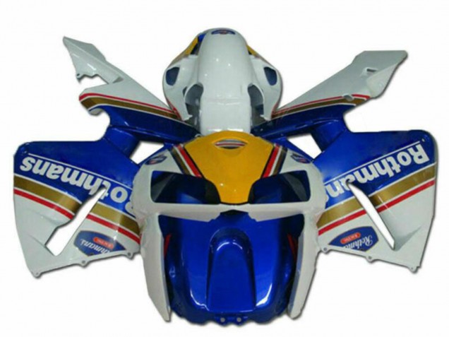 2005-2006 Honda CBR600RR Motorcycle Fairings - Blue Gold Red White Rothmans Australia