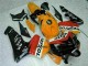 2005-2006 Honda CBR600RR Motorcycle Fairings - Orange White Red Black Repsol Australia