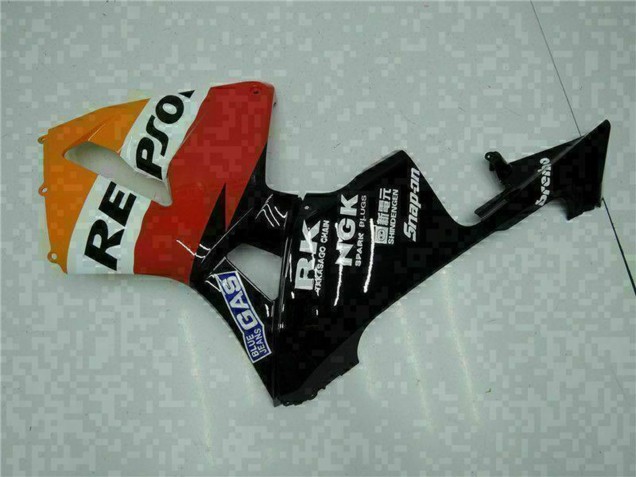 2005-2006 Honda CBR600RR Motorcycle Fairings - Orange White Red Black Repsol Australia