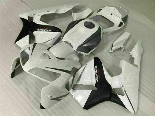 2005-2006 Honda CBR600RR Bike Fairings - White Black Australia