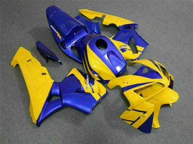 2005-2006 Honda CBR600RR Motorcycle Fairings - Yellow Blue Australia