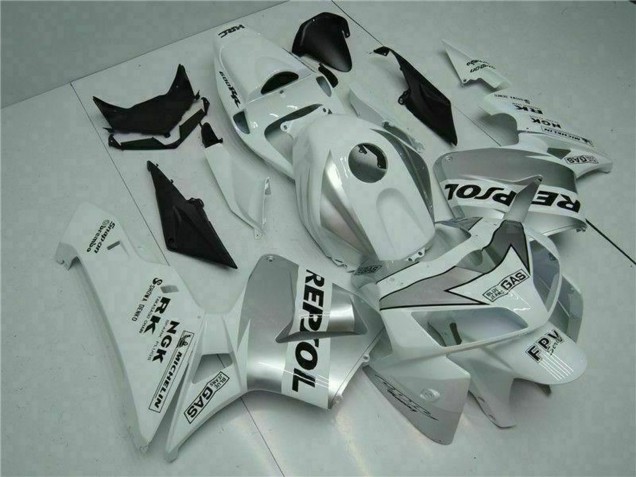 2005-2006 Honda CBR600RR Motorcycle Fairing - White Australia