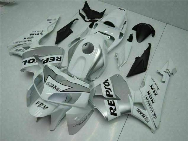 2005-2006 Honda CBR600RR Motorcycle Fairing - White Australia