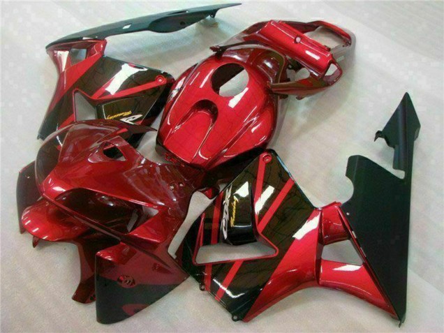 2005-2006 Honda CBR600RR Bike Fairings - Red Black Australia