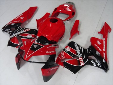 Affordable 2005-2006 Honda CBR600RR Motorcycle Fairings Kit - Red Black Australia