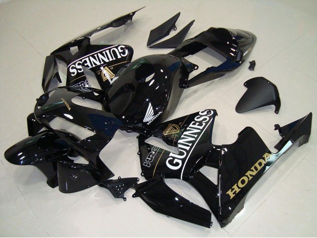 2005-2006 Honda CBR600RR Motorcycle Fairings - Glossy Black Gunness Australia