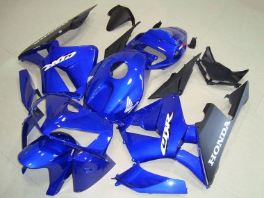 Affordable 2005-2006 Honda CBR600RR Motorcycle Fairings - Blue Black White Decal Australia