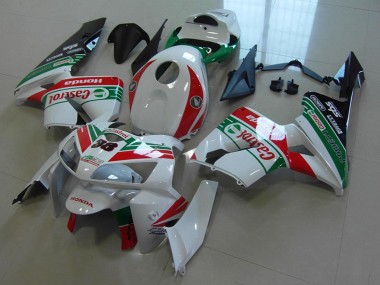 Affordable 2005-2006 Honda CBR600RR Motorcycle Fairings - White Red Green Castrol 38 Australia