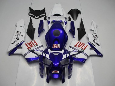 Affordable 2005-2006 Honda CBR600RR Motorcycle Fairings - White Blue Red Fiat Australia