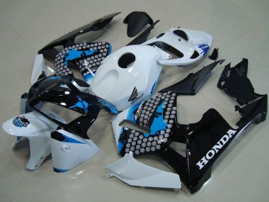 Affordable 2005-2006 Honda CBR600RR Motorcycle Fairings - White Blue Black Australia