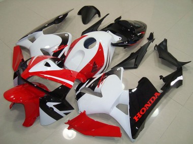 Affordable 2005-2006 Honda CBR600RR Motorcycle Fairing - White Red Black Australia