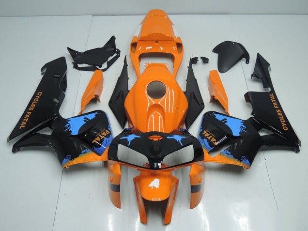 2005-2006 Honda CBR600RR Motorcycle Fairings - Orange Blue Black Australia