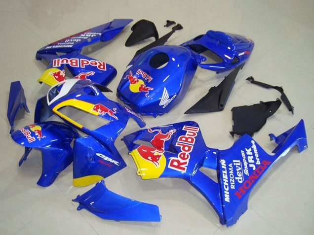 2005-2006 Honda CBR600RR Motorcycle Fairings - Blue Yellow Red Bull Australia