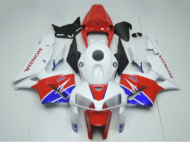 2005-2006 Honda CBR600RR Motorcycle Fairing Kits - White Red Blue HRC Australia