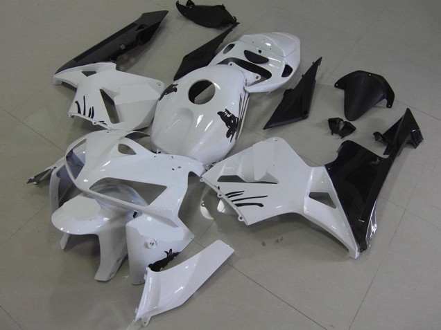 2005-2006 Honda CBR600RR Motorcycle Fairing Kits - White Black Australia