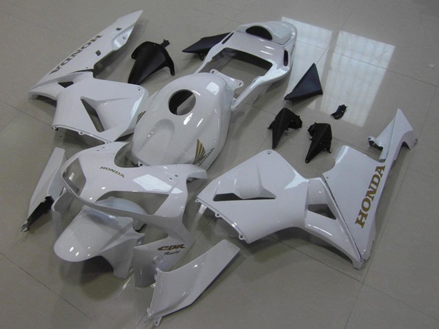 2005-2006 Honda CBR600RR Motorcycle Fairings - White Australia