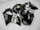 2005-2006 Kawasaki ZX6R Motorcycle Fairings - Glossy Black White West Australia
