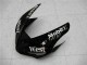 2005-2006 Kawasaki ZX6R Motorcycle Fairings - Glossy Black White West Australia