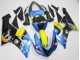 2005-2006 Kawasaki ZX6R Motorcycle Fairings - Blue Yellow Black Shark Australia