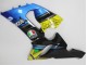 2005-2006 Kawasaki ZX6R Motorcycle Fairings - Blue Yellow Black Shark Australia