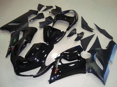 Affordable 2005-2006 Kawasaki ZX6R Motorcycle Fairings - Glossy Black Matte Black Silver Red Australia