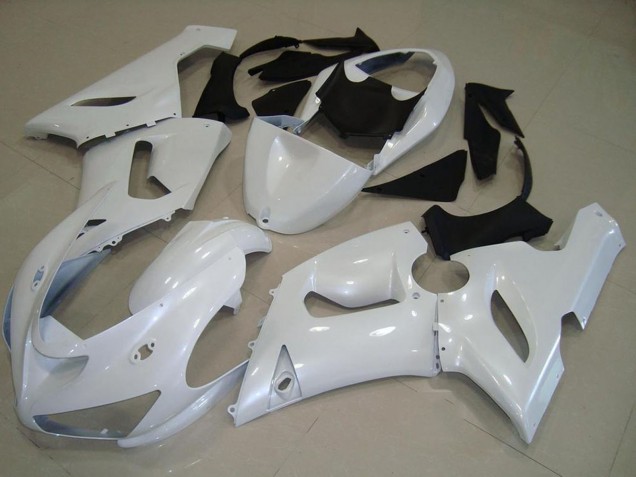 2005-2006 Kawasaki ZX6R Motorcycle Fairings - Pearl White Australia