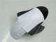 2005-2006 Kawasaki ZX6R Motorcycle Fairings - White Glossy Black Australia