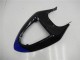 2005-2006 Kawasaki ZX6R Motorcycle Fairing Kits - Blue Glossy Black Australia