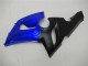 2005-2006 Kawasaki ZX6R Motorcycle Fairings - Blue Matte Black Australia