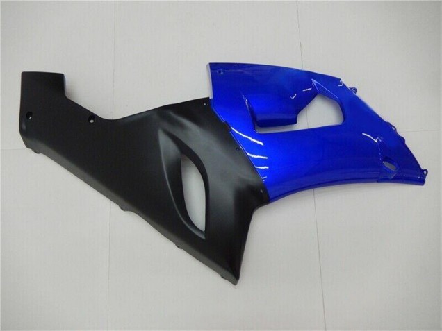 2005-2006 Kawasaki ZX6R Motorcycle Fairings - Blue Matte Black Australia