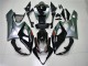2005-2006 Suzuki GSXR 1000 Motorcycle Fairing - Glossy Black Silver Australia