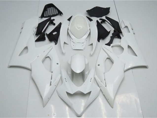 2005-2006 Suzuki GSXR 1000 Motorcycle Fairings - White Australia