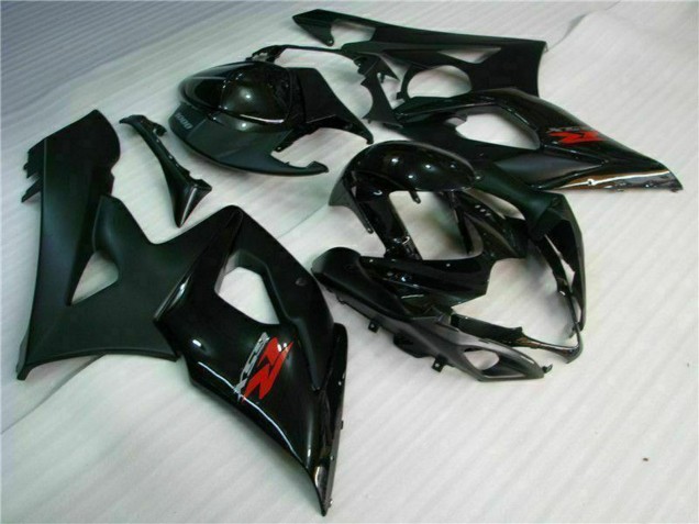 2005-2006 Suzuki GSXR 1000 Motorcycle Fairing - Glossy Black Matte Black Red Australia
