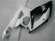 2005-2006 Suzuki GSXR 1000 Motorcycle Fairings - White Glossy Black Australia