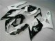2005-2006 Suzuki GSXR 1000 Motorcycle Fairings - White Glossy Black Australia