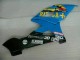 2005-2006 Suzuki GSXR 1000 Motorcycle Fairings - Blue Gold Black Rizla Australia