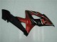 2005-2006 Suzuki GSXR 1000 Motorcycle Fairing - Red Glossy Black Australia